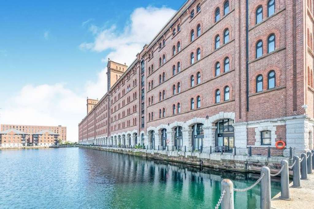 Grade II Waterloo Warehouse, as seen from across the dock waters (Credit: SWD Website)