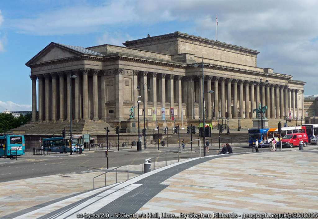 St George's Hall. Photo Stephen Richards via Geograph