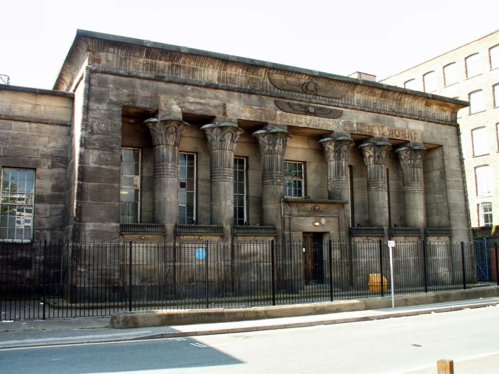 The striking facade of the Temple Mills (Credit: Phil Beard)