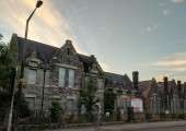 The impressive facade of the 1896 former Girls' School